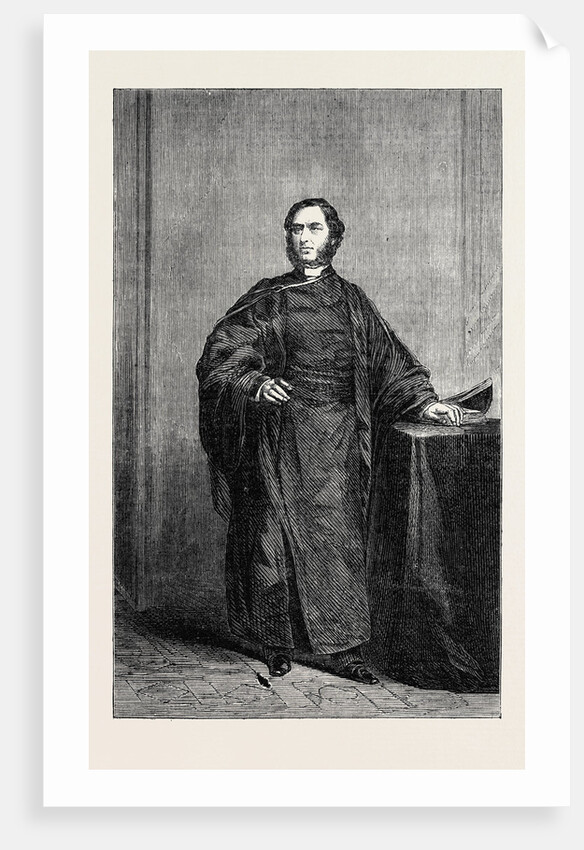 Dr. Ainger Principal of St. Bees College Cumberland 1862 by Anonymous