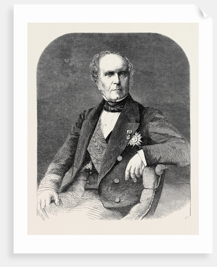Baron Gros the Newly Appointed French Ambassador at the Court of St. James's 1862 by Anonymous