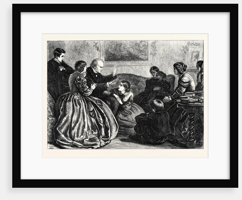 Christmas Story Telling 1862 by Anonymous