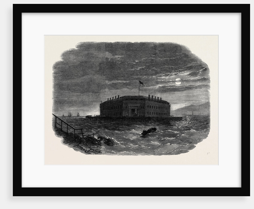 Fort Lafayette the Federal Bastille for Political Prisoners 1862 by Anonymous