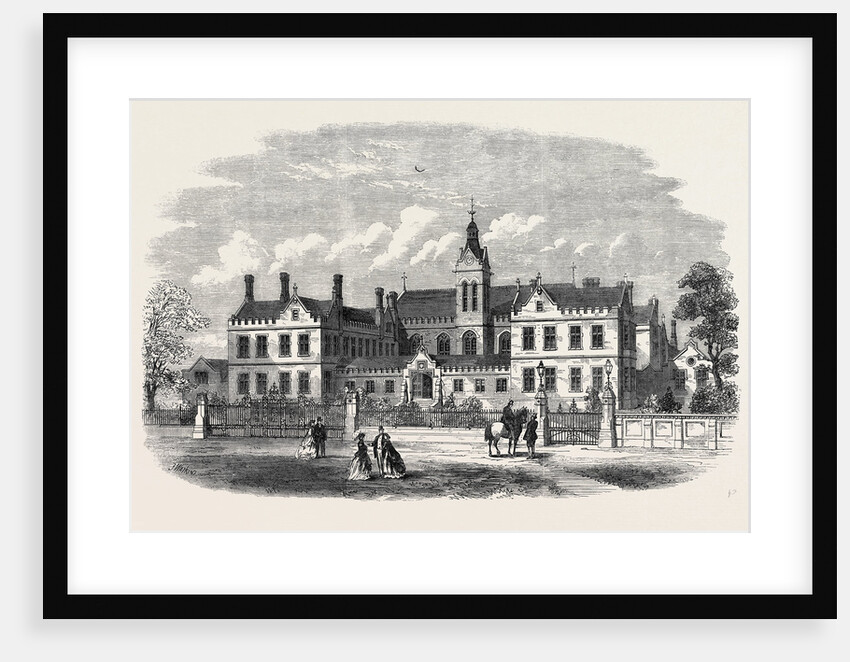 New Asylum for Female Orphans at Beddington Near Croydon 1866 UK by Anonymous
