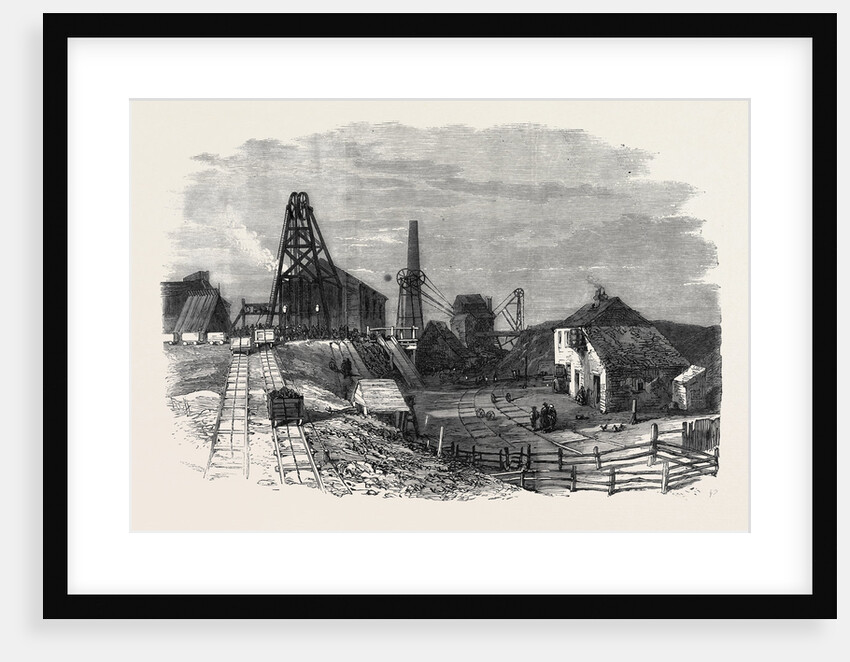 Astley's Colliery Dukinfield the Scene of the Recent Fatal Explosion 1866 by Anonymous