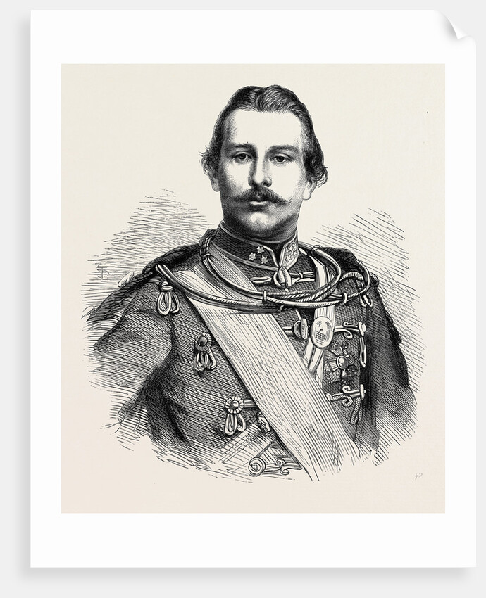 H.S.H. Prince Teck 1866 by Anonymous