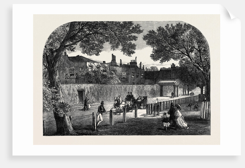 Cambridge Cottage Kew the Birthplace of Princess Mary of Cambridge London UK 1866 by Anonymous