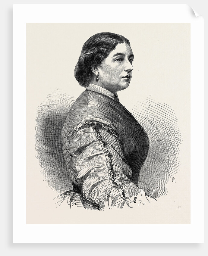 H.R.H. Princess Mary of Cambridge 1866 by Anonymous