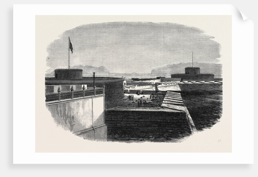 Forts and Batteries at Callao 1866 by Anonymous