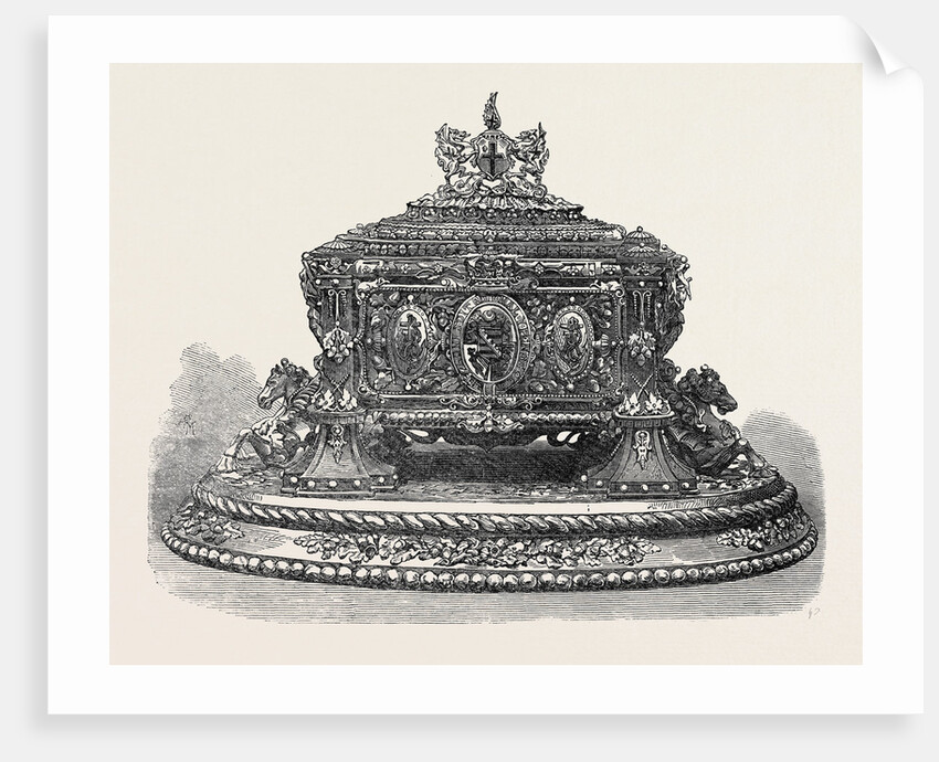 The Casket in which the Freedom of the City Was Presented to the Duke of Edinburgh UK 1866 by Anonymous