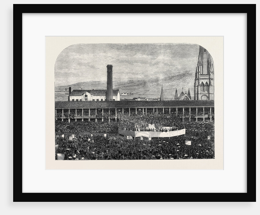 Sunday-School Jubilee Commemoration in the Piece Hall Halifax UK 1866 by Anonymous