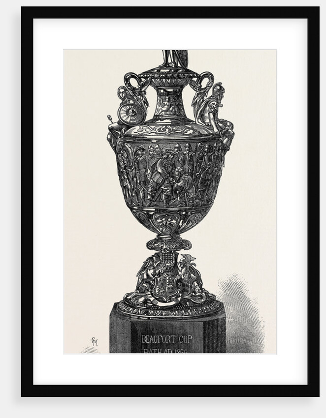 The Beaufort Cup Won at the Bath Races UK 1866 by Anonymous