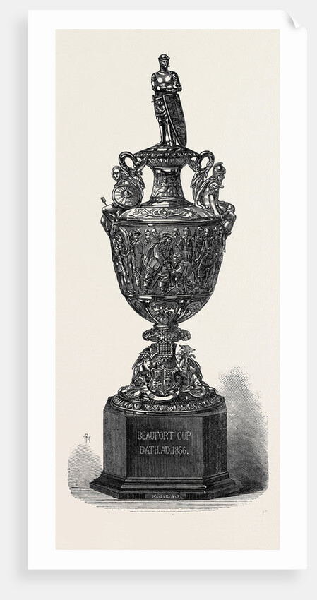 The Beaufort Cup Won at the Bath Races UK 1866 by Anonymous