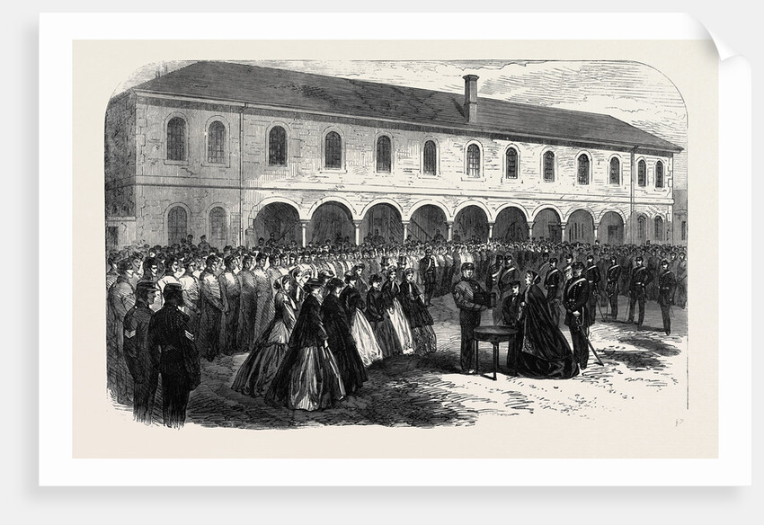 Presentation to Mrs. Colonel Bingham by the Dorset Militia UK 1866 by Anonymous