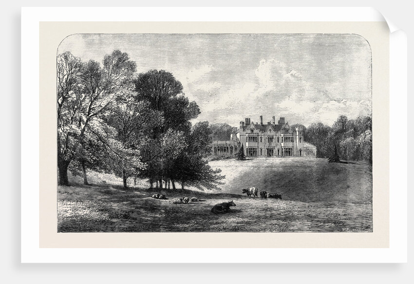 Titness Park Sunningdale Berkshire the Residence of the Prince and Princess of Wales Ascot Race Week UK 1866 by Anonymous