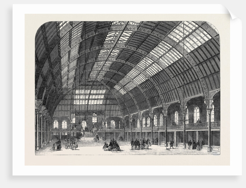New Market Hall Derby UK 1866 by Anonymous