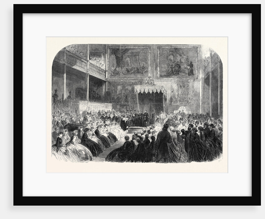 Prince Alfred Opening the Industrial Museum at Edinburgh Uk1866 by Anonymous