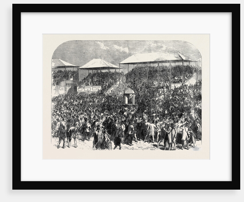 The Derby Day: Showing the Numbers UK 1866 by Anonymous