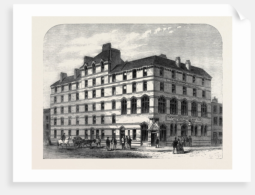 Working Men's Club and Lodging House Old Pye Street Westminster London UK 1866 by Anonymous