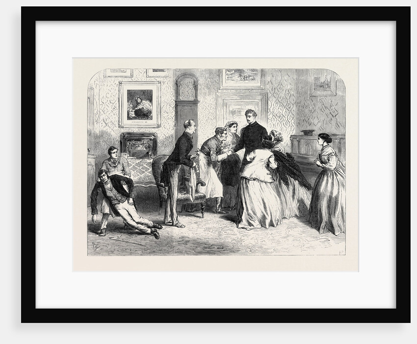 Scene from One Hundred Thousand Pounds at the Prince of Wales Theatre UK 1866 by Anonymous
