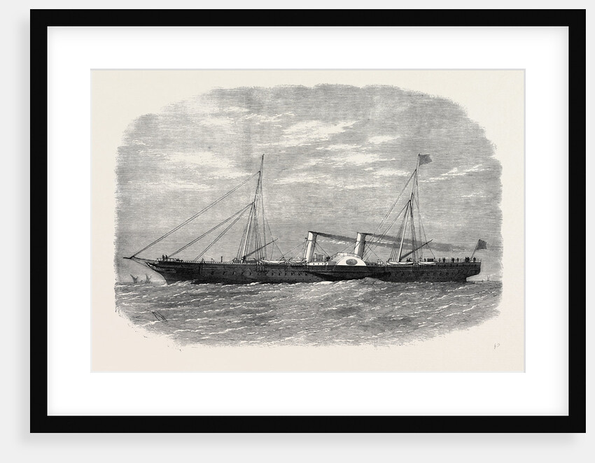 The Viceroy of Egypt's New State Yacht Mahrusseh 1866 by Anonymous