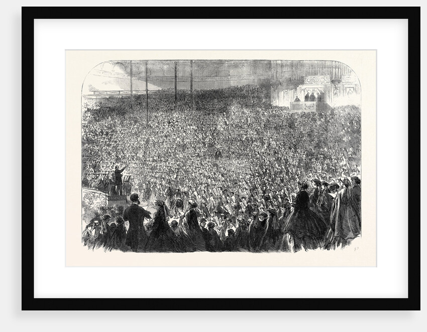The Annual Choral Meeting of Metropolitan Schools at the Crystal Palace UK 1866 by Anonymous