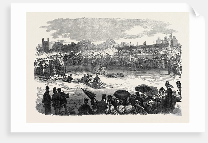 Civil Service Athletic Sports at Beaufort House Walham Green 1866 by Anonymous