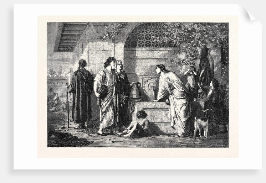 The Parents of Christ Seeking Him. In the Exhibition of the Royal Academy 1866 by Anonymous