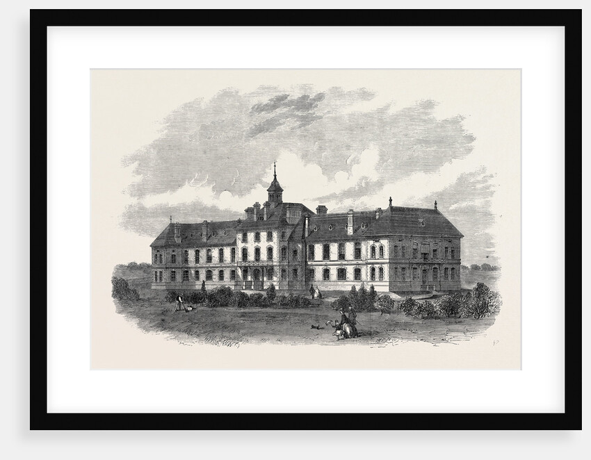 The Royal Surrey County Hospital UK 1866 by Anonymous