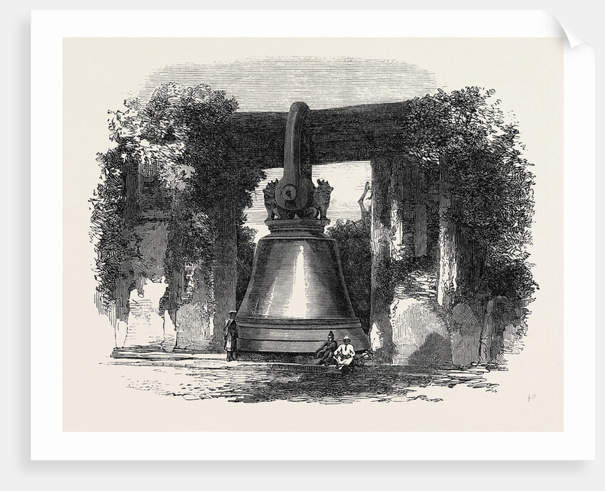 The Mengoon Bell Mandalay Burmah 1866 by Anonymous