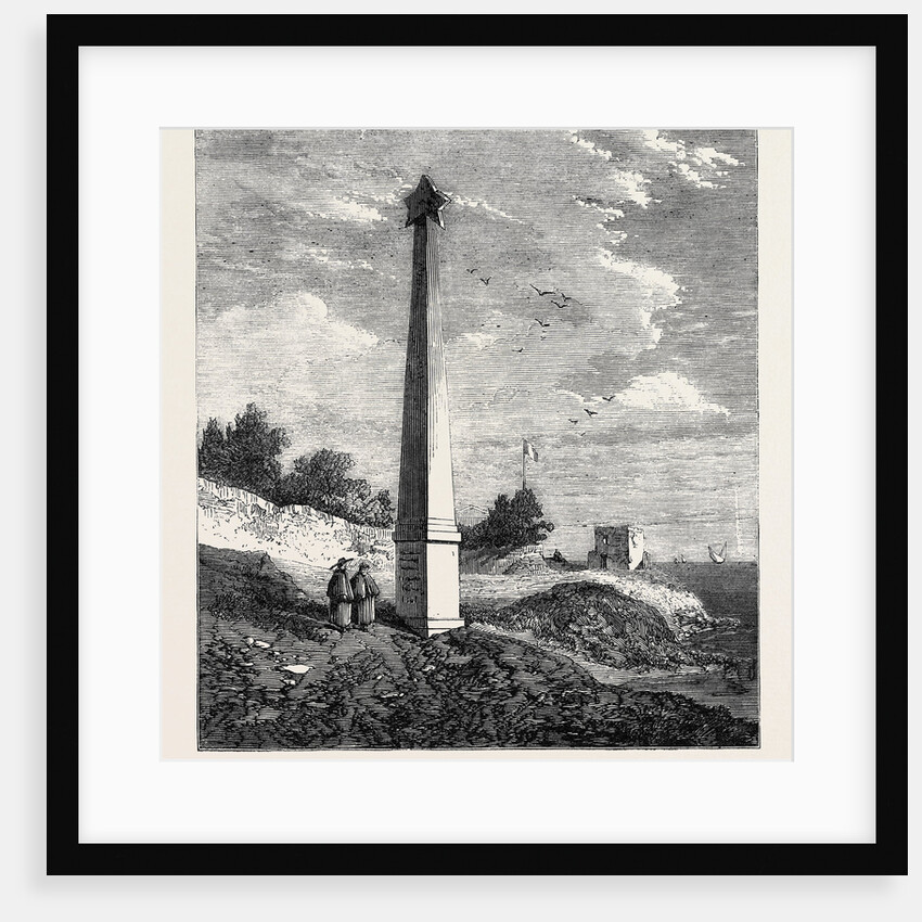 The Garibaldi Monument at Quarto Near Geno 1866 by Anonymous