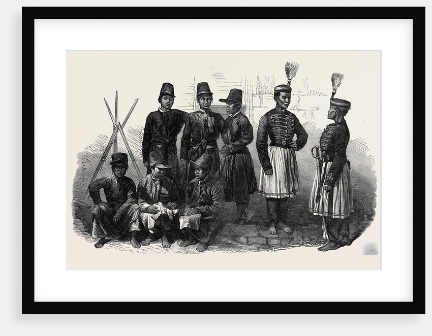 Amazons of the King of Siam's Guard 1866 by Anonymous