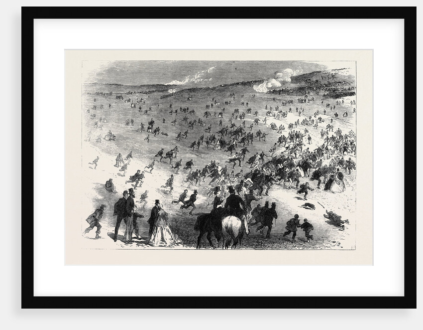 The Volunteer Review at Brighton: An Incident at the Review: Starting a Hare UK 1866 by Anonymous