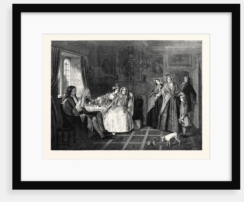 Country Cousins, in the National Gallery (British School) 1866 by Anonymous