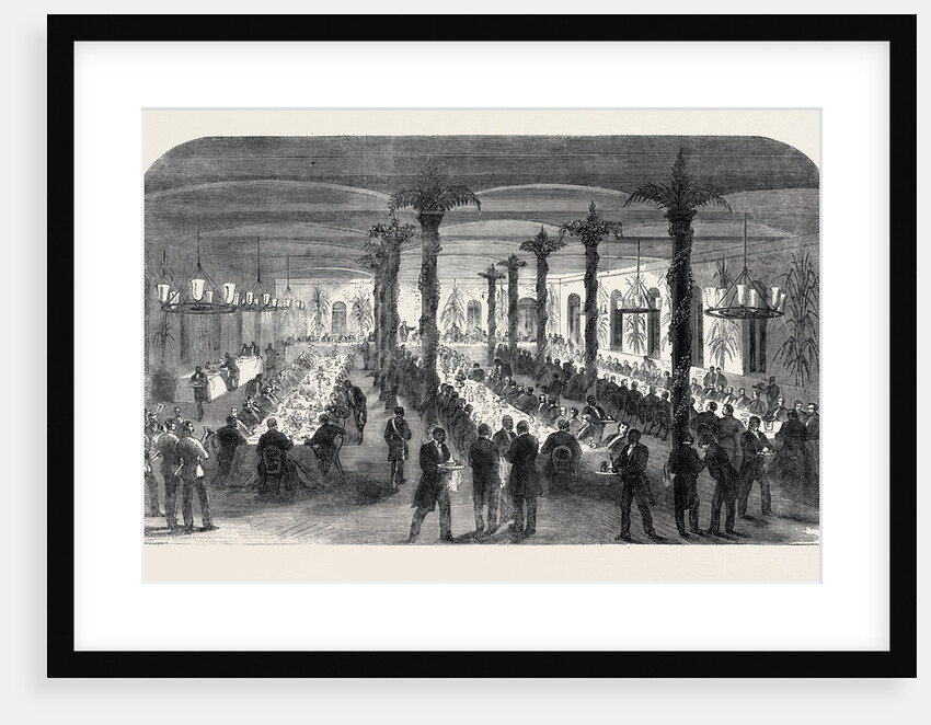 Public Dinner at Barbadoes in Honour of the Commissioners from the British North American Provinces 1866 by Anonymous
