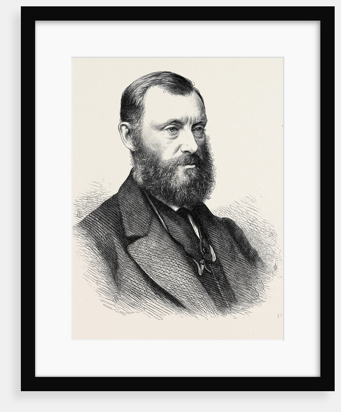 Mr. W.E. Forster M.P. Undersecretary of State for the Colonies 1866 by Anonymous