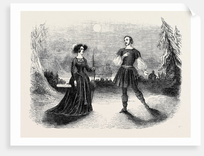 Miss Romer, in the Opera of Guillaume Tell, at Drury-Lane Theatre by Anonymous