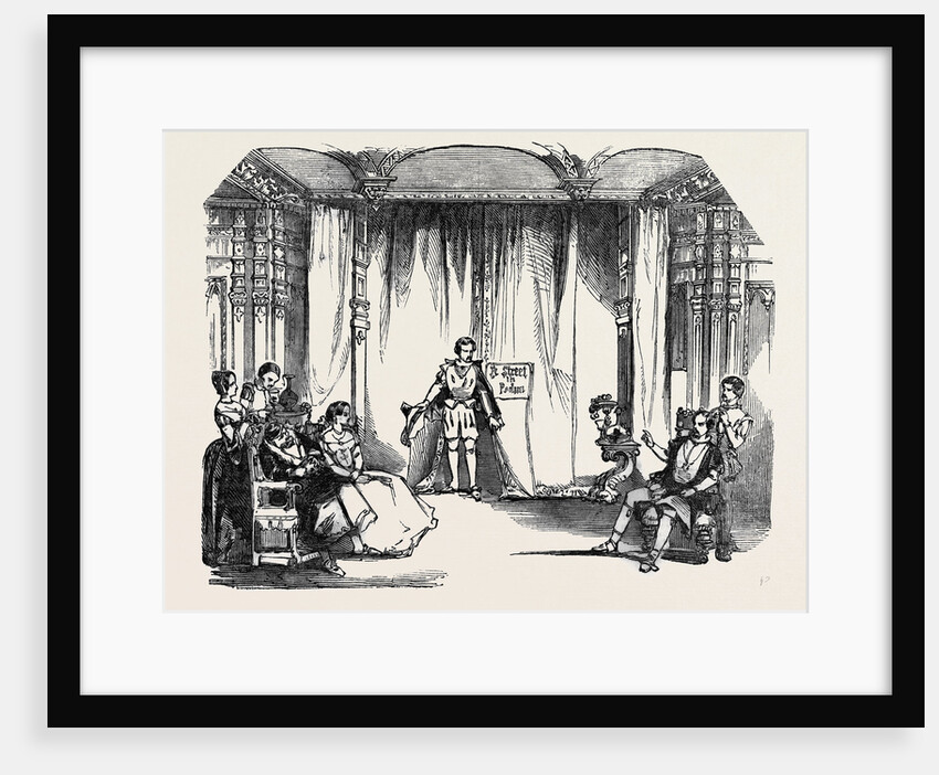 Scene from the Taming of the Shrew, at the Haymarket Theatre. by Anonymous