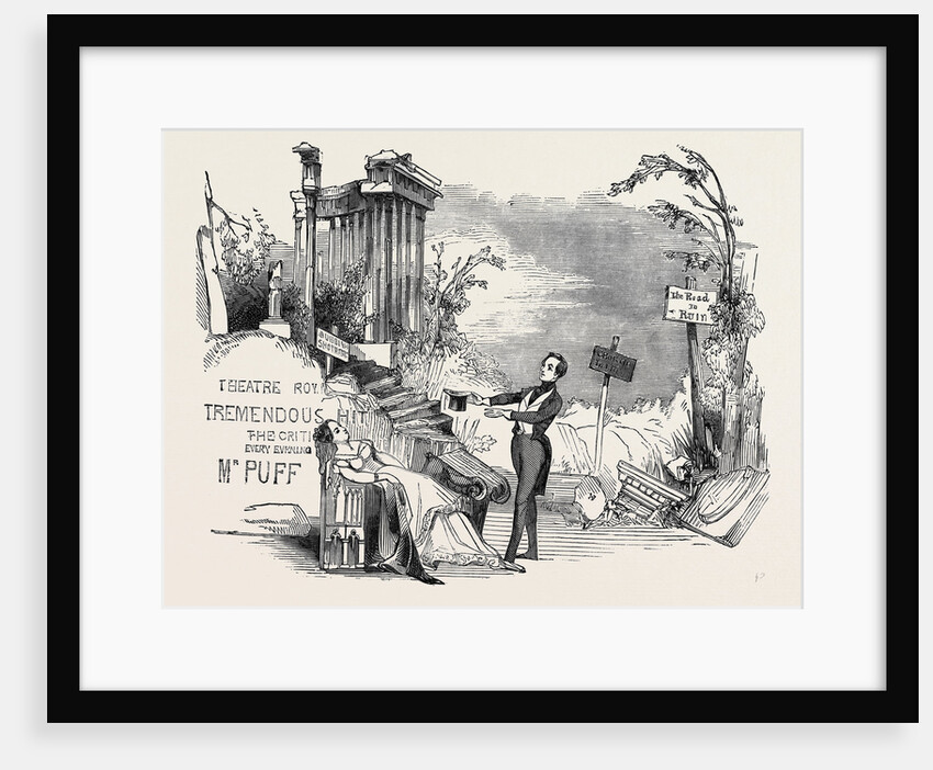 Scene from the New Extravaganza of the Drama at Home, at the Haymarket Theatre by Anonymous