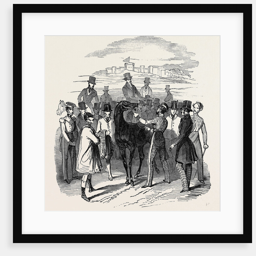 Sketch from the Windsor Steeple Chase. by Anonymous