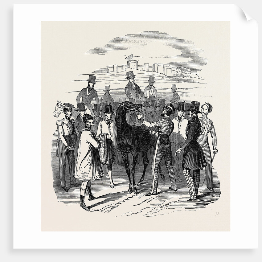 Sketch from the Windsor Steeple Chase. by Anonymous