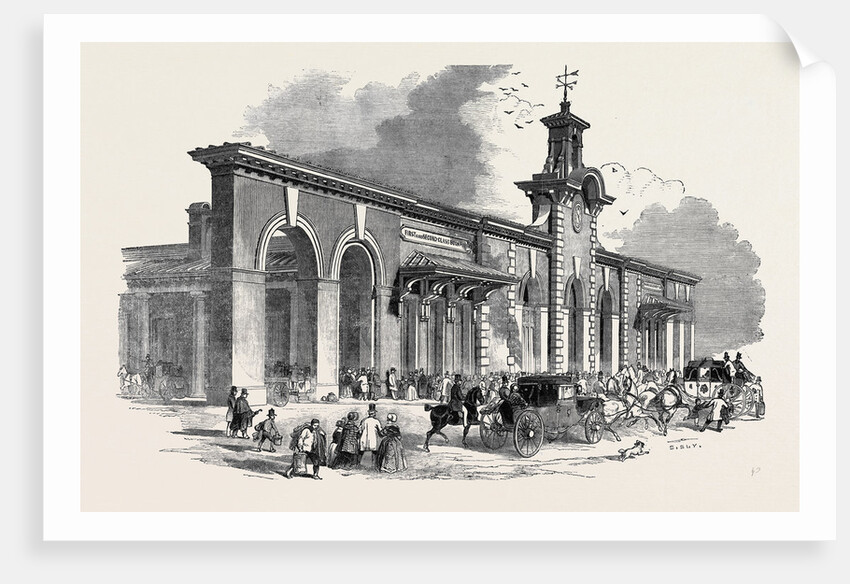 The New Bricklayers' Arms Terminus of the South-Eastern Railway. by Anonymous