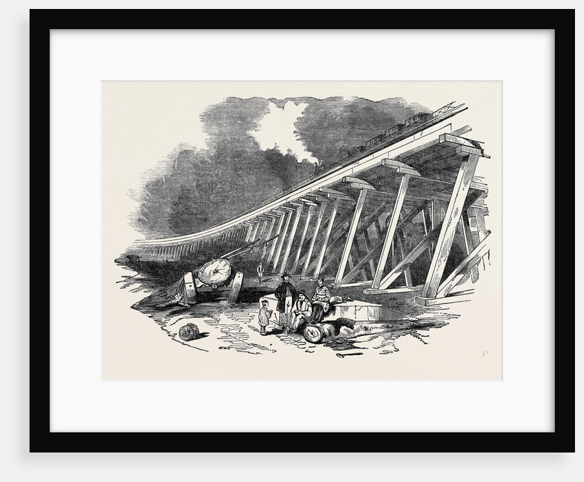 Frame-Work of the Viaduct, the South-Eastern Railway by Anonymous