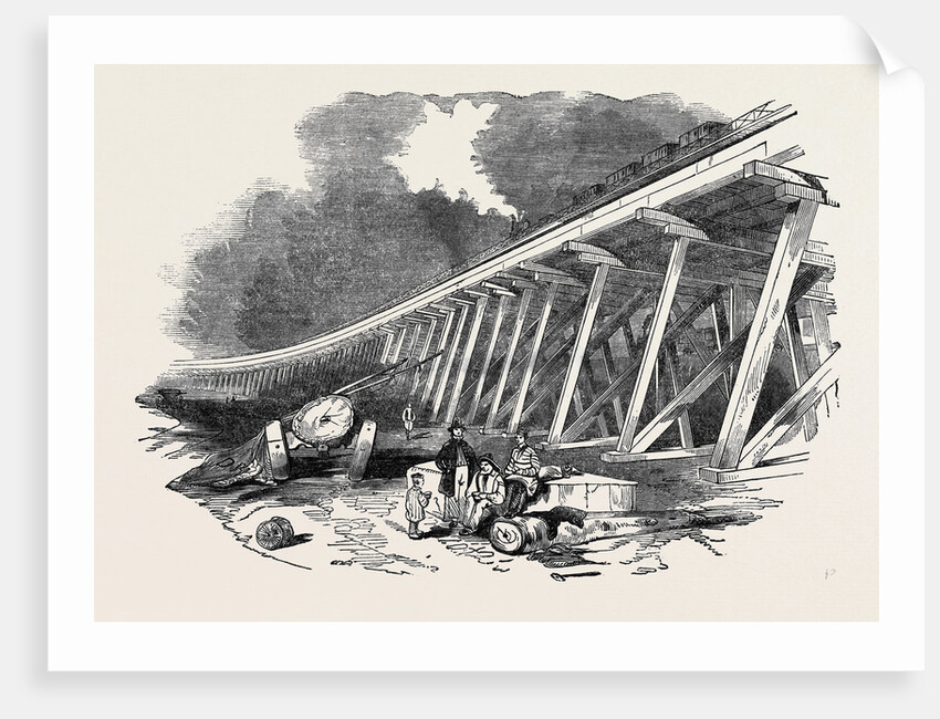 Frame-Work of the Viaduct, the South-Eastern Railway by Anonymous