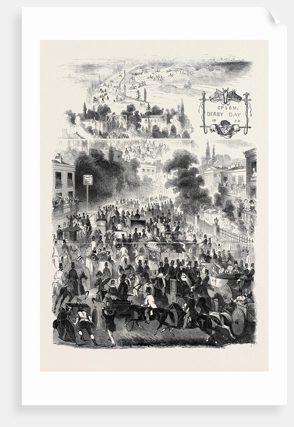 Epsom Races, the Road by Anonymous