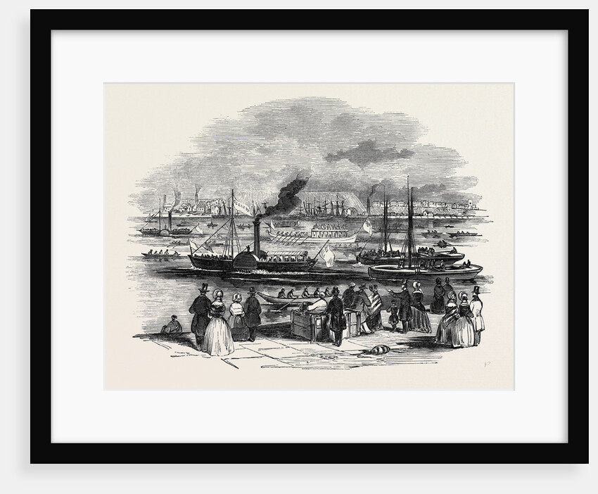 Barge Day on the Tyne, at Newcastle. by Anonymous