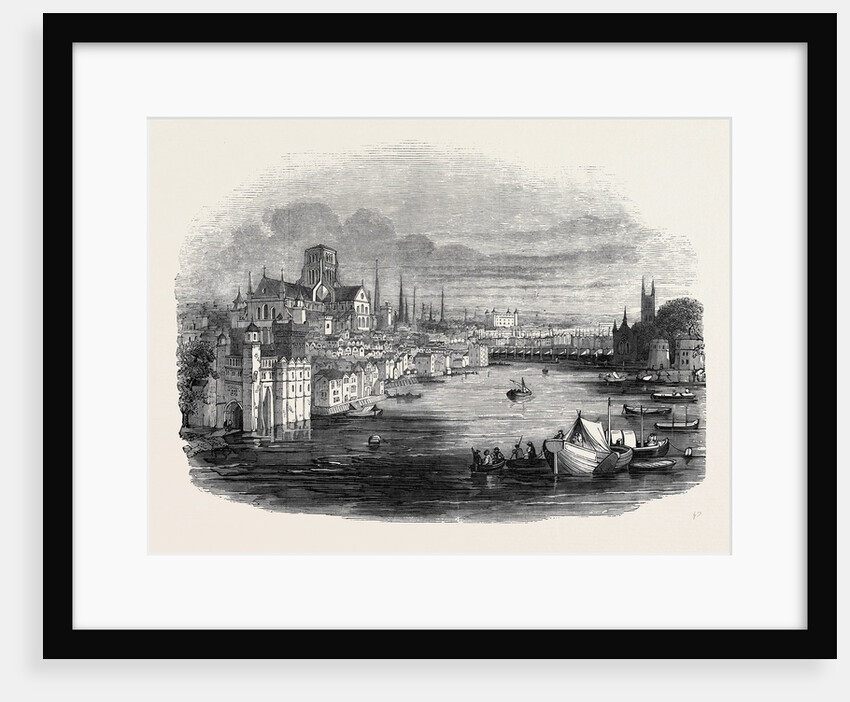 Picture Model of Old London, at the Surrey Zoological Gardens by Anonymous