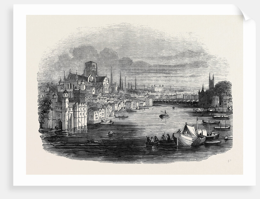 Picture Model of Old London, at the Surrey Zoological Gardens by Anonymous