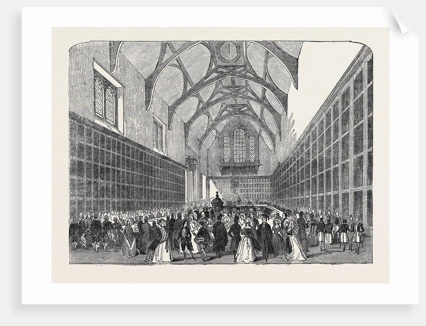 The Captain's Breakfast, in the College Hall, Eton Montem 1844 by Anonymous