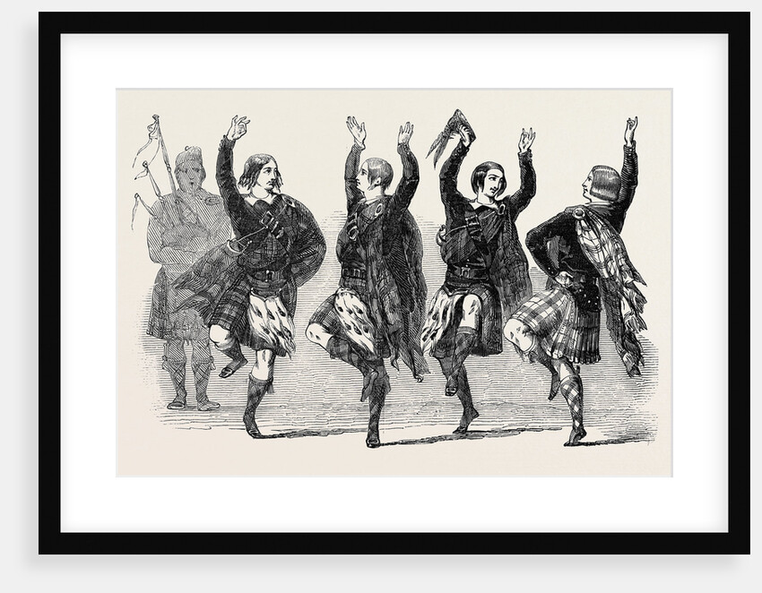 Highland Dancers and Pipers by Anonymous