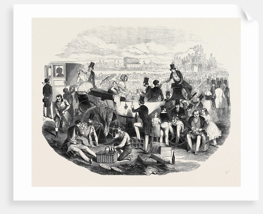Picnic Party, at Ascot Races. by Anonymous