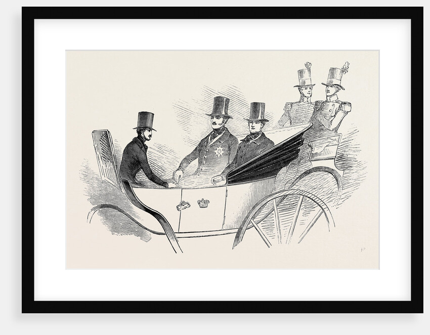 The Emperor of Russia, the King of Saxony, and Prince Albert, at Ascot Races by Anonymous