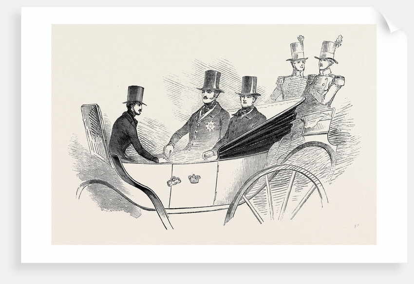 The Emperor of Russia, the King of Saxony, and Prince Albert, at Ascot Races by Anonymous